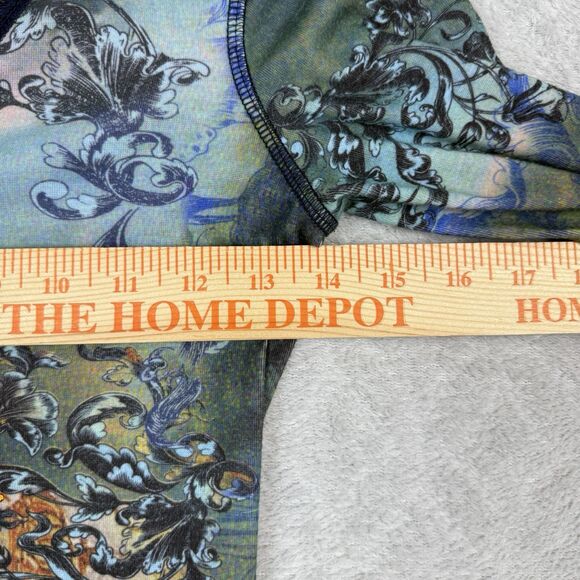 Vtg Cache Sheer Lace Back Top Women Small Floral Sequin Y2K 90s Fairygrunge Boho - Picture 7 of 11